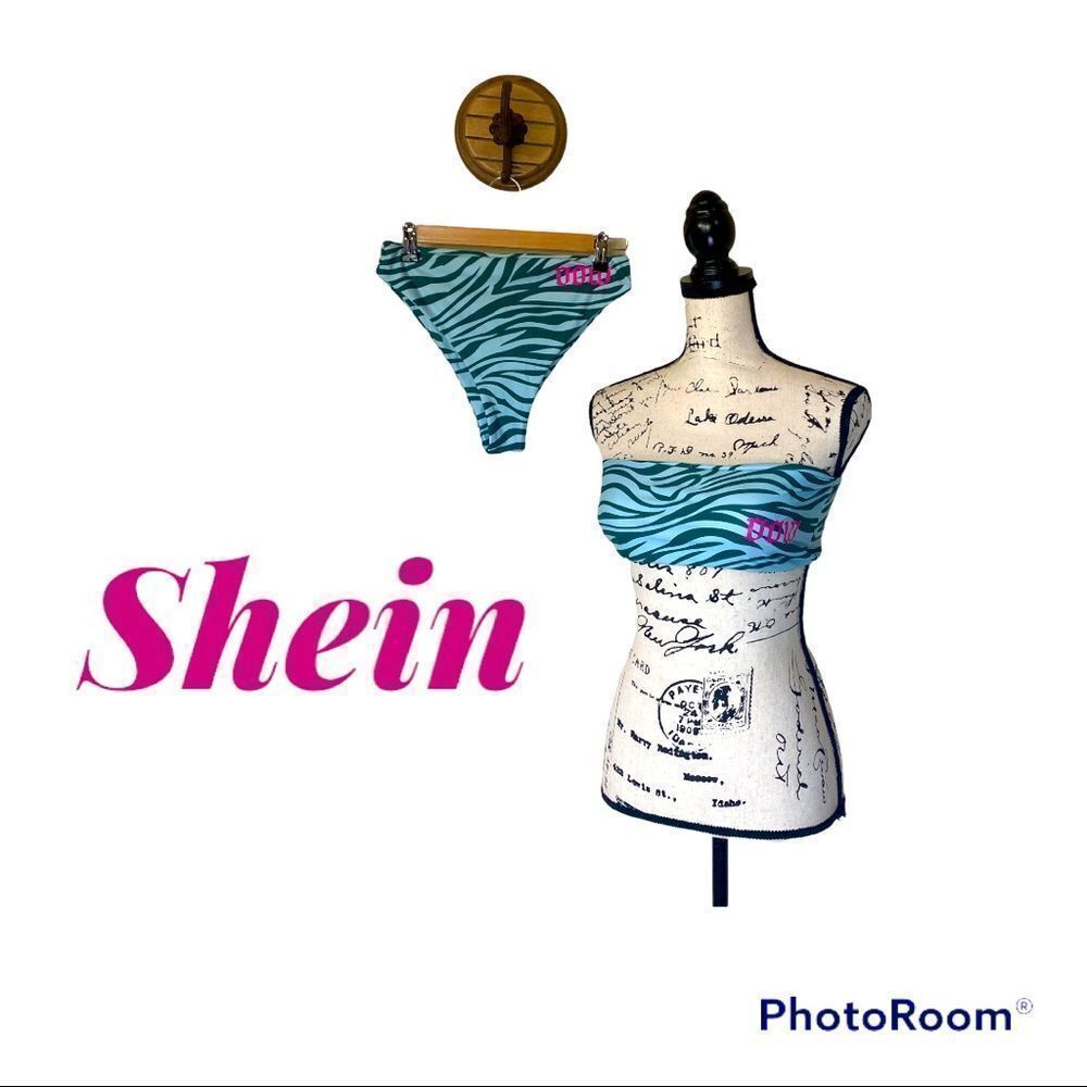 ❤️Shein Zebra Print Bandau Bikini